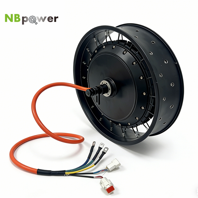 NBpower/QS 273 40H 48-96v Rate - 72V 8000W Brushless Hub Motor recension och pris